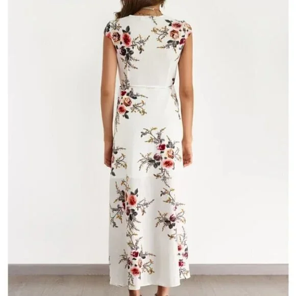 Floral Wrap Dress - Picture 5 of 10